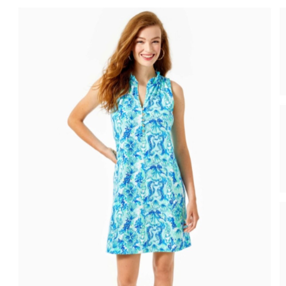 NWT Lilly Pulitzer Azlynn Ruffle Mermaid Dress L